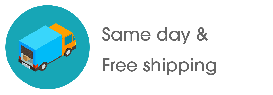 Same day & Free shipping